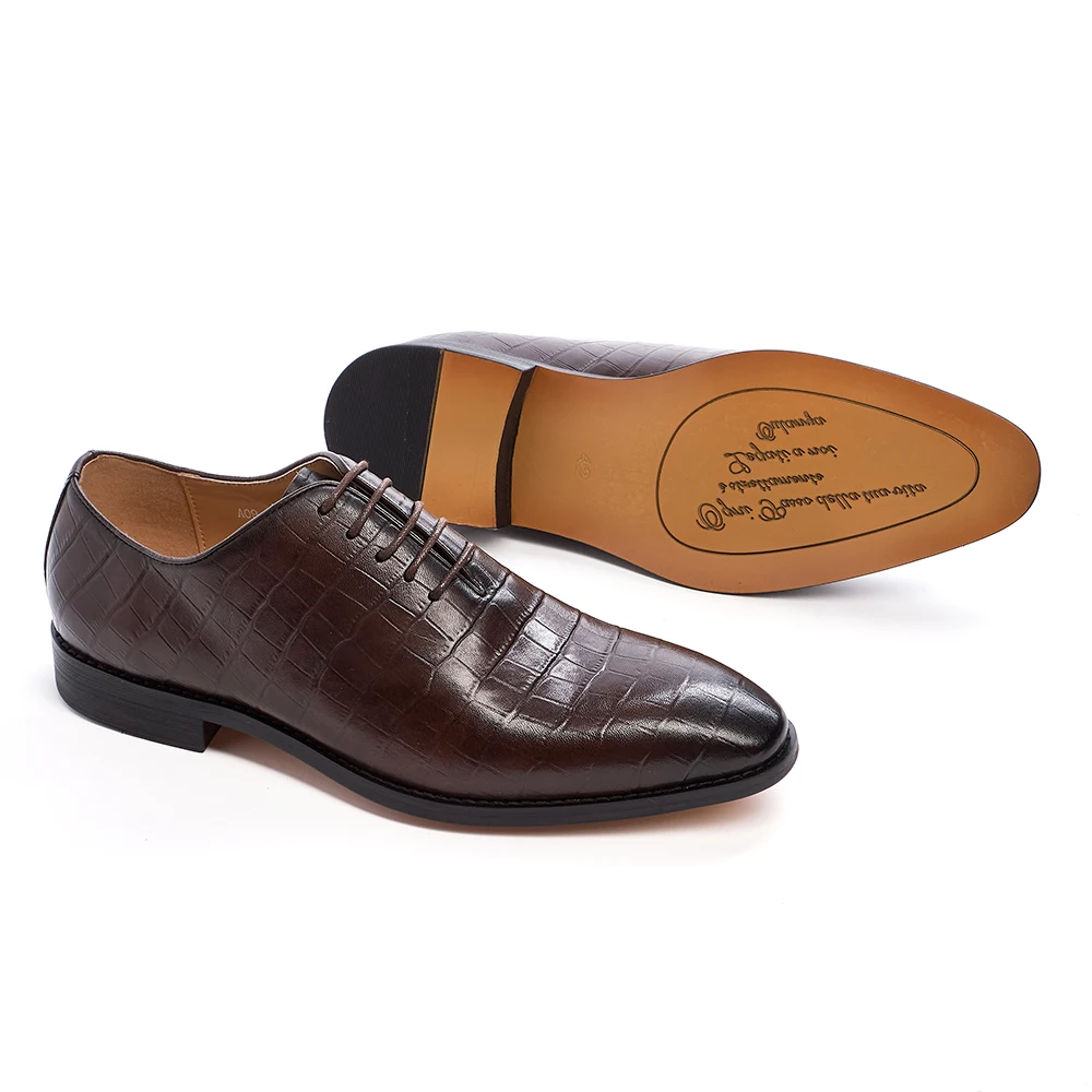 chinese dress ladies Amazon.com | Men's Casual Breathable Oxford Leather Dress Shoes - Lace Up  Round Toe Solid Color PU | Non Slip Low Top Block Heel Anti-Slip Rubber  Sole Business Formal(Black,6.5) main image 1