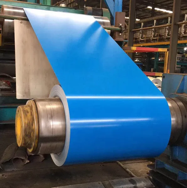 Ppgi White Color Code 9016 Prepainted Galvanized Steel Coil 0.4mm Ppgl in Steel Coils Color Coated Steel Coil