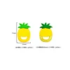 Anneau de dentition en silicone (ananas) (1/2 vert herbe + jaune)