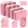 SKU-05- Eight piece set pink