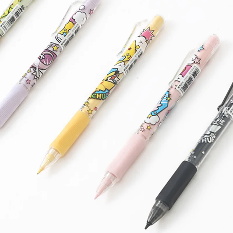 Высококачественные письменные Мультяшные милые ручки для девочек 6 коробок студенческие канцелярские пластмассовые механические карандаши 0 5