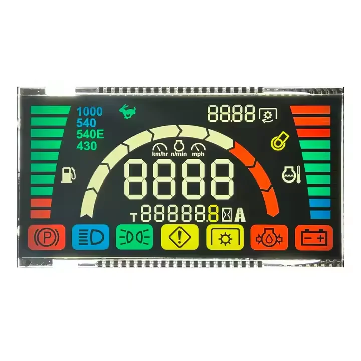 Touch Screen LCD Factory Custom Low Power LCD Display Module Glass Speedometer 7 Segment LCD Screen