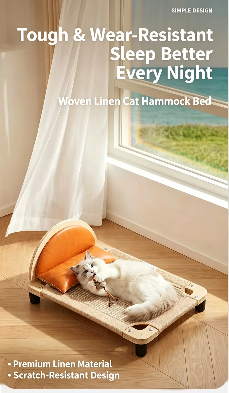 product four seasons universal sisal cat bed large size scratch resistant no shedding cat scratcher pad dual use for playing sleeping-13