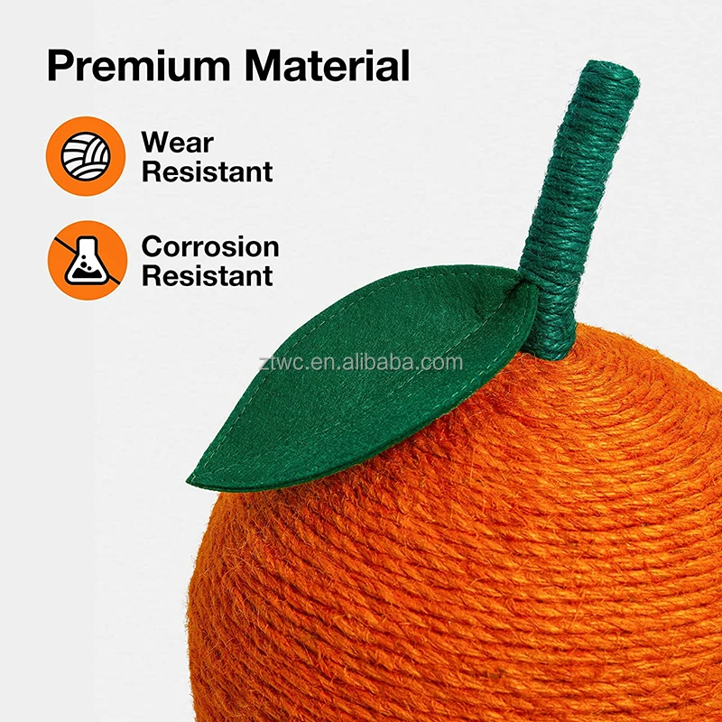 Orange Cat Scratching Post Cat Scratcher With Sisal Vertical Cat Scratch Post Buy Orange Cat