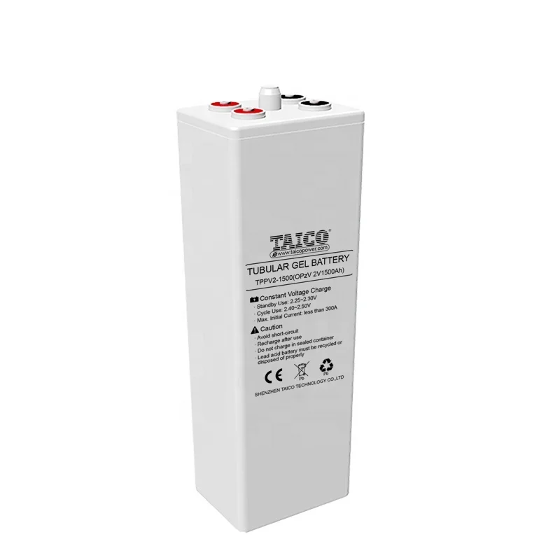 TAICO batterie solaire opzv 2V 3000ah for solar system