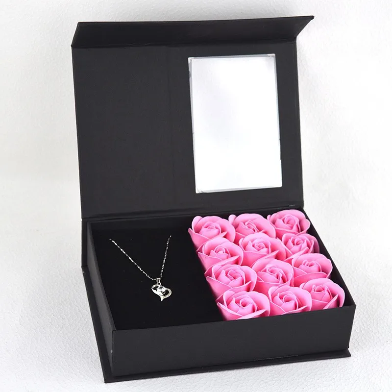 eternal preserved rose soap flower jewelry