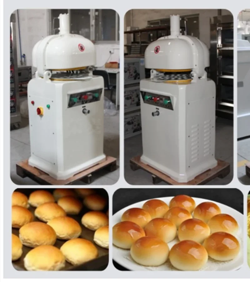 Fully Automatic Full Divisora Y Boleadora De Masas Pan Portioner Pizza Bun Ball Making Cutter Dough Divider and Rounder Machine