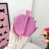 Bolsa de almacenamiento universal para lápiz labial rosa redondo