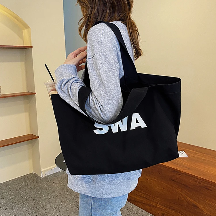 Kvalitní tašky na objednávku, velkoobchod, bavlněné tašky, znovupoužitelné nákupní tašky, bílé