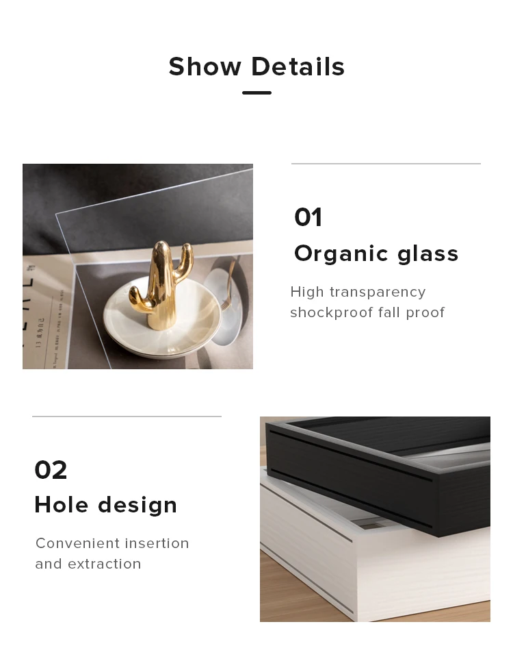 Double Sided Shadow Box Frames With Glass Acrylic Shadow Box Frames