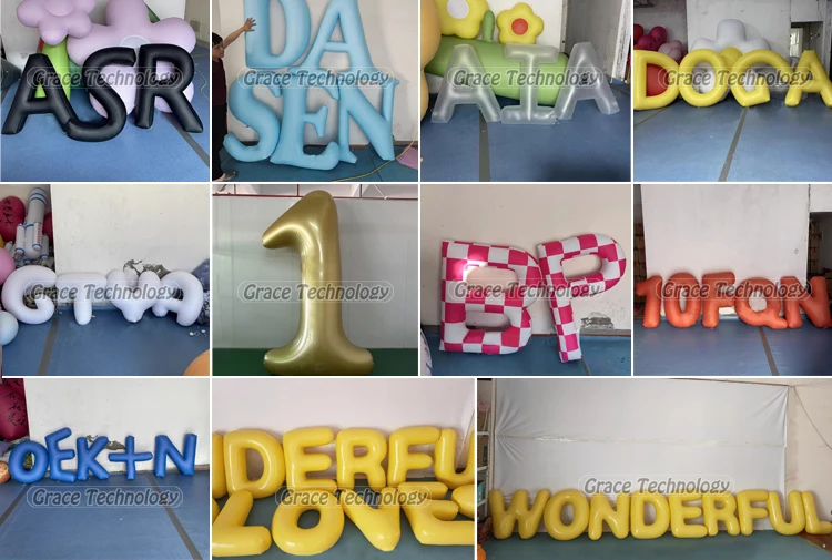 Factory Price Inflatable Alphabet Letters Custom Inflatable Party Event ...