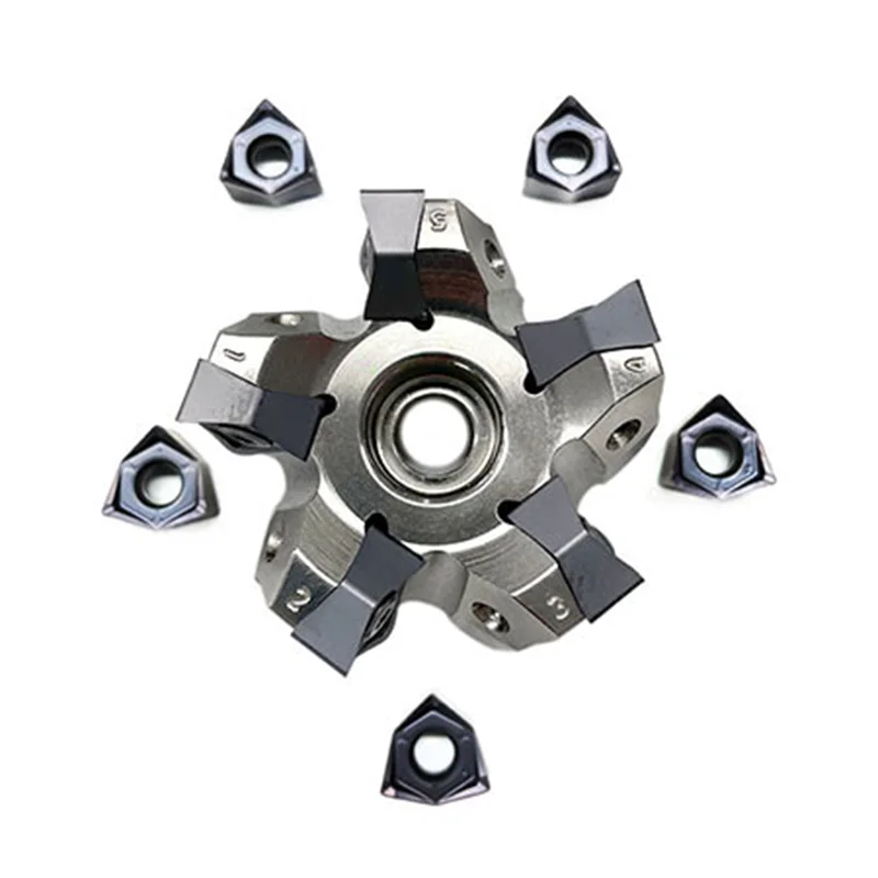 90 Degree Heavy Depth Cutting Fast Feed Milling Cutter Head Match ...