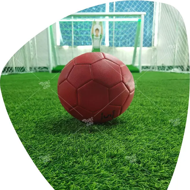 Домашняя игровая площадка Pokiddo интерактивный спортивный батут аттракционы футбольная игра интеллектуальный футбольный робот