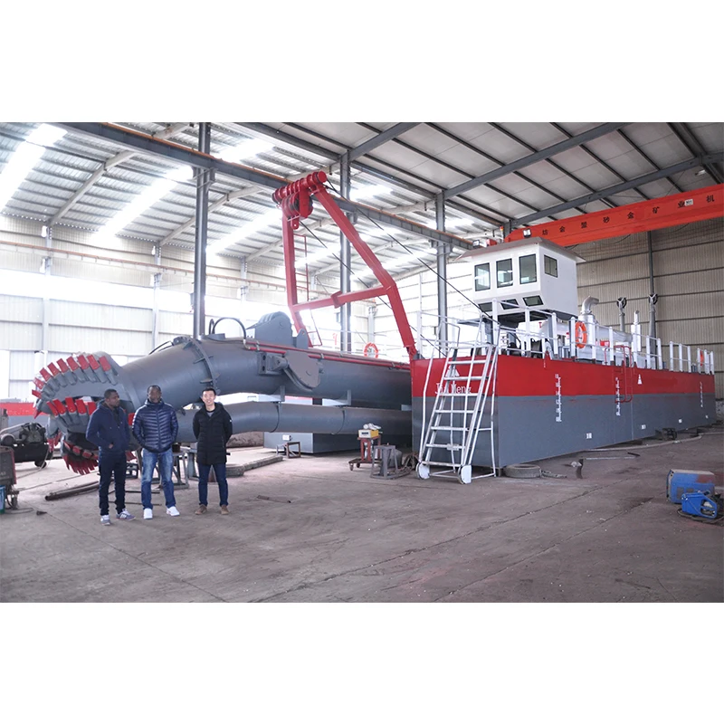 2500m Discharge Distance Mechanical Cutter Suction Dredger with High Pressure Water Pipe