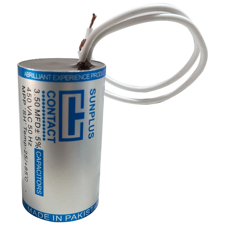 Sh Motor Run Capacitor 3.5UF with Made in Pakistan (GFC)
