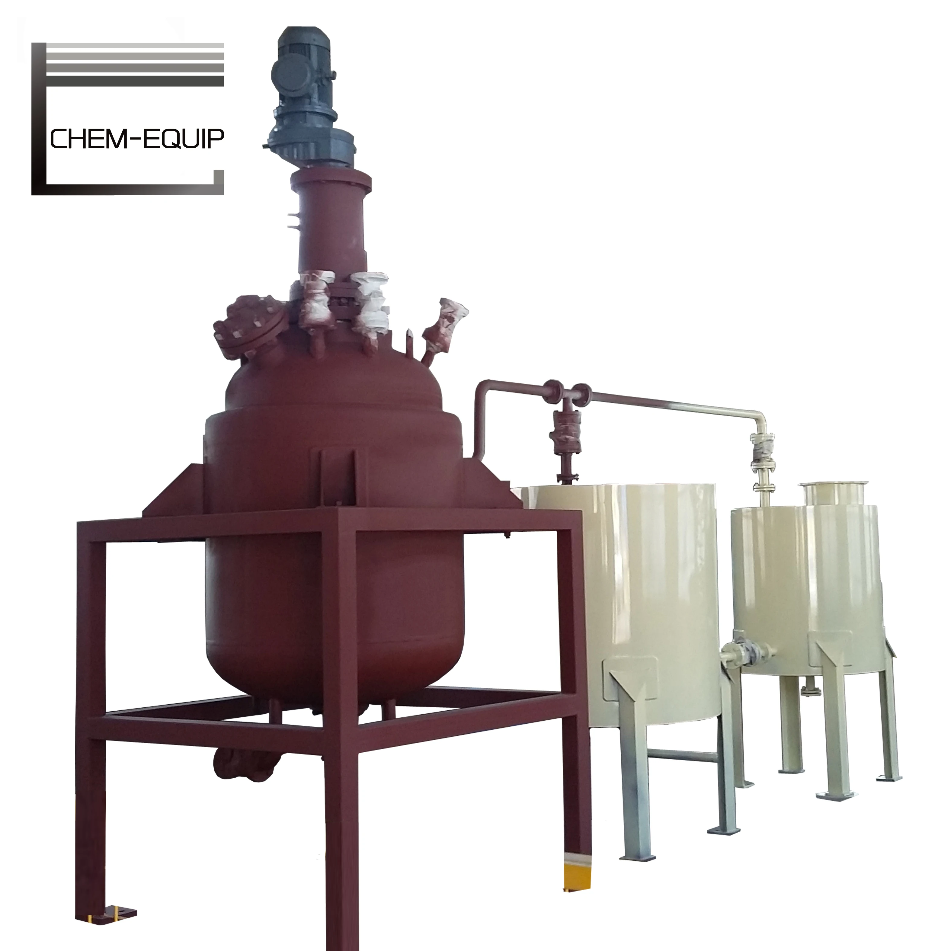 Reactor Vessel 70L With Mixing Device and Discharge Valve Side