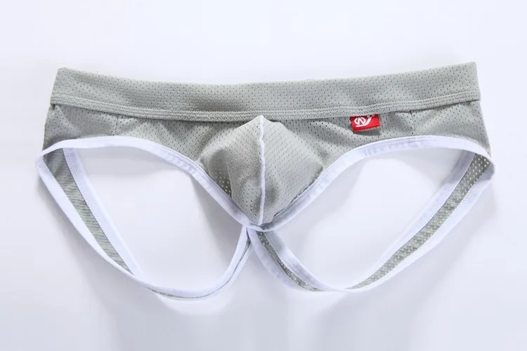 Low MOQ WangJiang Custom Mesh Men Sexy Gay Calzoncillos High Quality