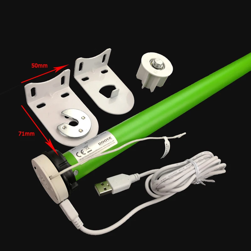 Dooya Remote Control Tubular Wireless DM25 Battery Motor 1.1/20 RF433 Built in 38mm Roller Blinds Tube
