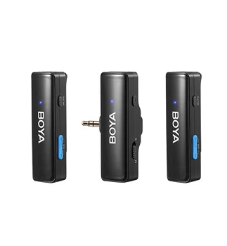 BOYA All-in-one Wireless Microphone BOYALINK for Live Streaming Audio Recording Interview IPhone & Android Devices detail image