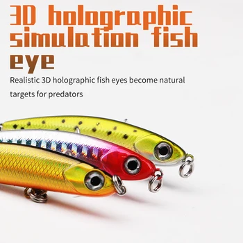 New 3.5g/5.5g/8.5g/13g Sinking ABS Hard Plastic Pencil Lure for Salmon Fishing Salt Water Fishing Bait for River Lake Stream – Pencil – view 3