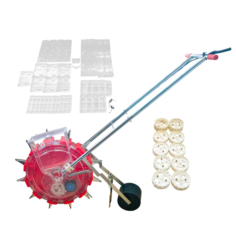 Manual Push Type Hans Farm Tools Small Farm Equipment for Precision Seeder Sowing Vegetable Machine
