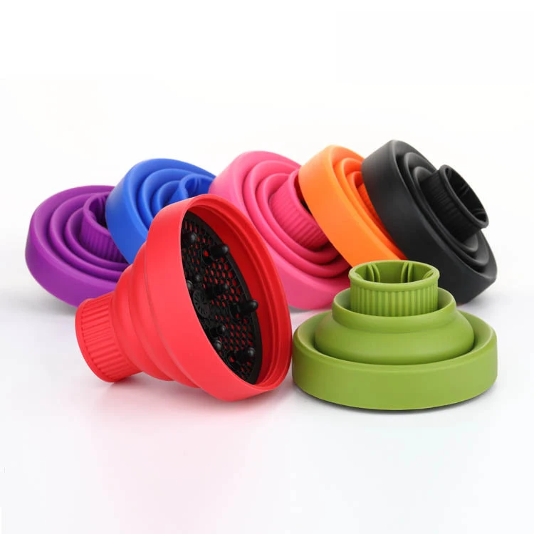 Portable Blow Dryers Silicone Collapsible Hair Dryer Diffuser for Salon