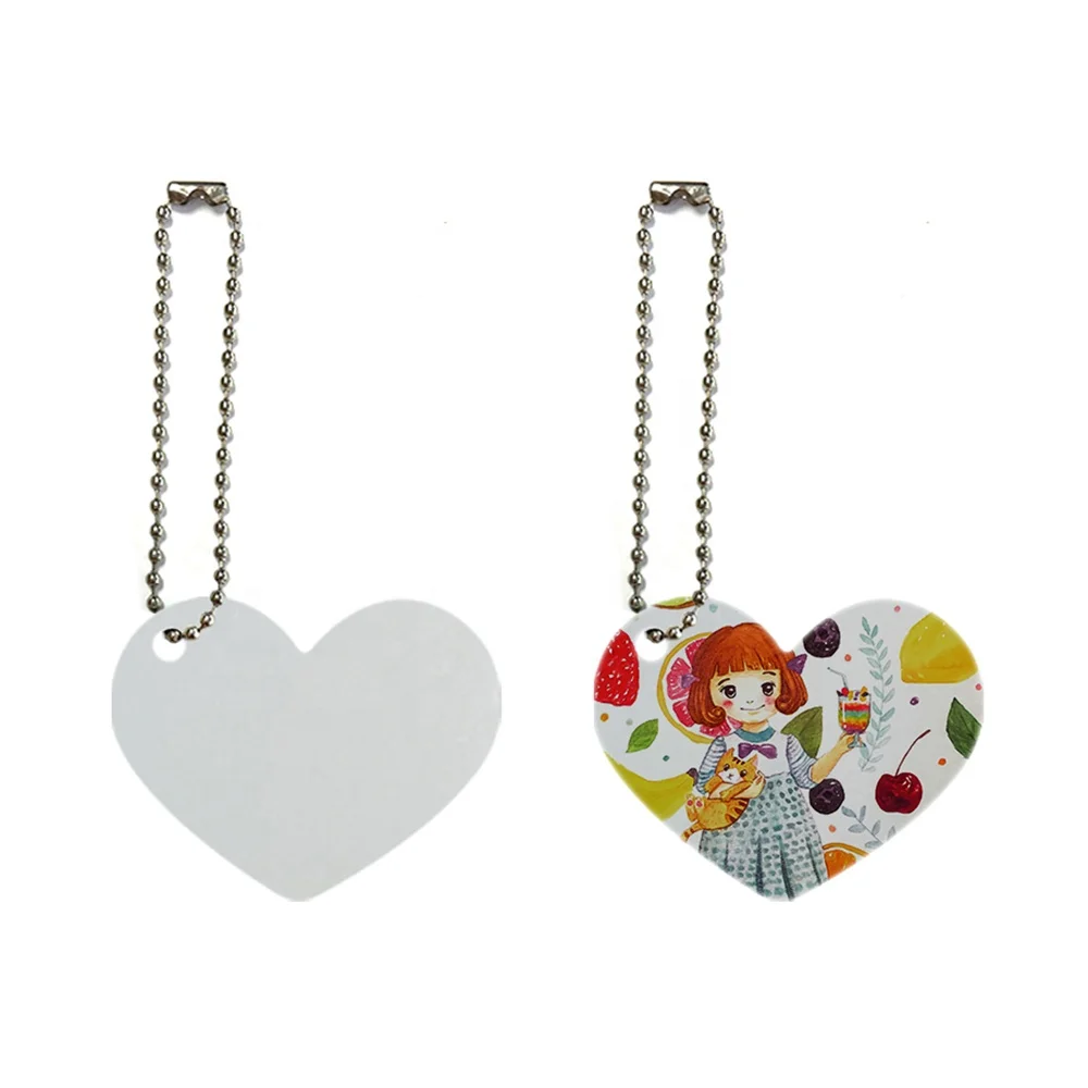 Prosub Dye Sublimation Dog Tag Blanks Double Sides Printing Id Name Pet Tags Keychain Aluminum Hanging Pendant Ornament