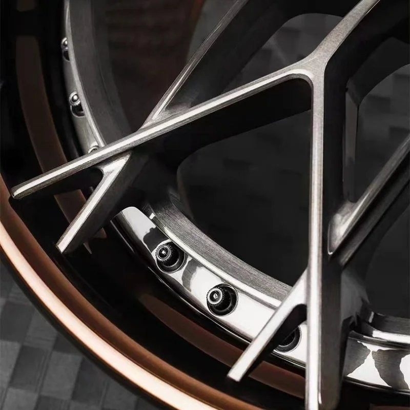 XL Custom Bronze Brushed Deep Concave 5x120 5x114.3 5x120 Aluminum Alloy Racing Car Wheels 2-Piece Forged Wheels for BMW Audi - Image 3