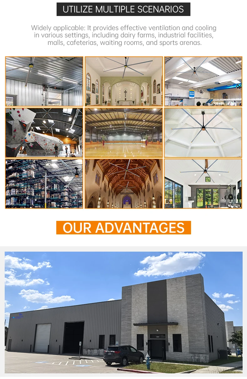 Ceiling Fan, 20FT, HVLS - detail 8
