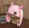 Pink xx bunny ears