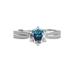 Anello in Moissanite - 5