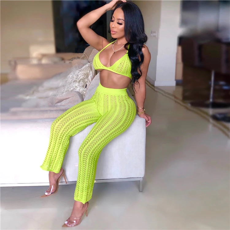 1040718 Hot Onsale Women Clothes 2021 Summer Outfits Fashion Two Piece Set Women Clothing
