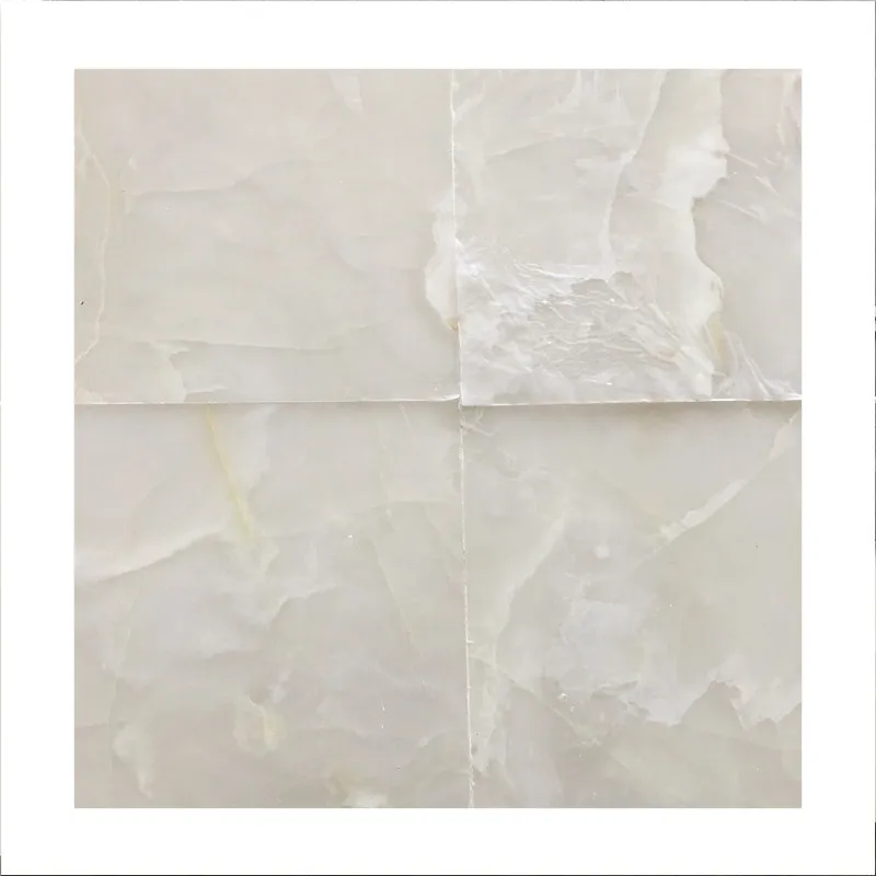Polished White Onyx Slabs Wholesaler Backlit White Onyx Marble