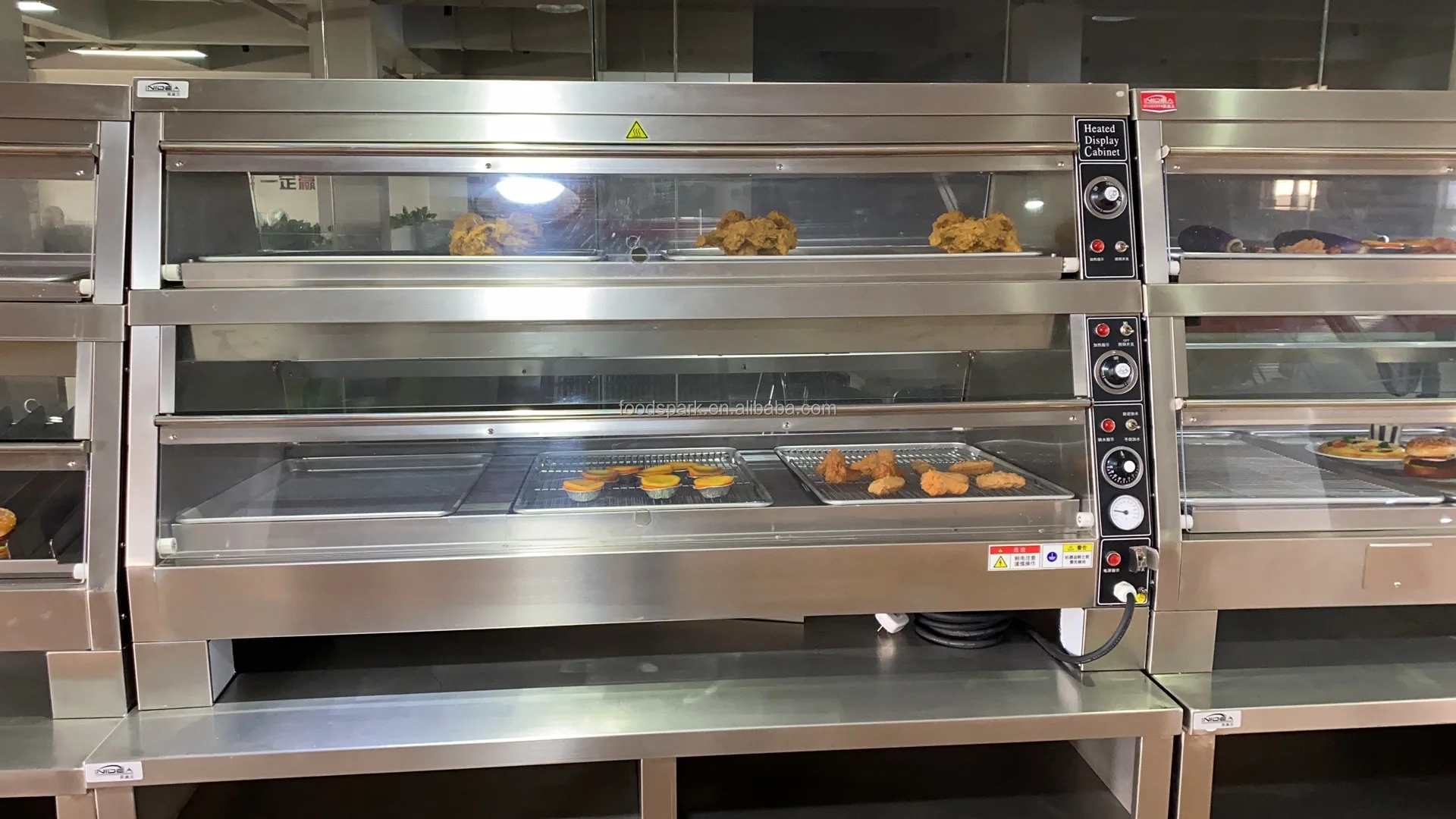 Kfc Display Kfc Equipment Machinery Free Standing Glass Display Kfc Display Holding ...
