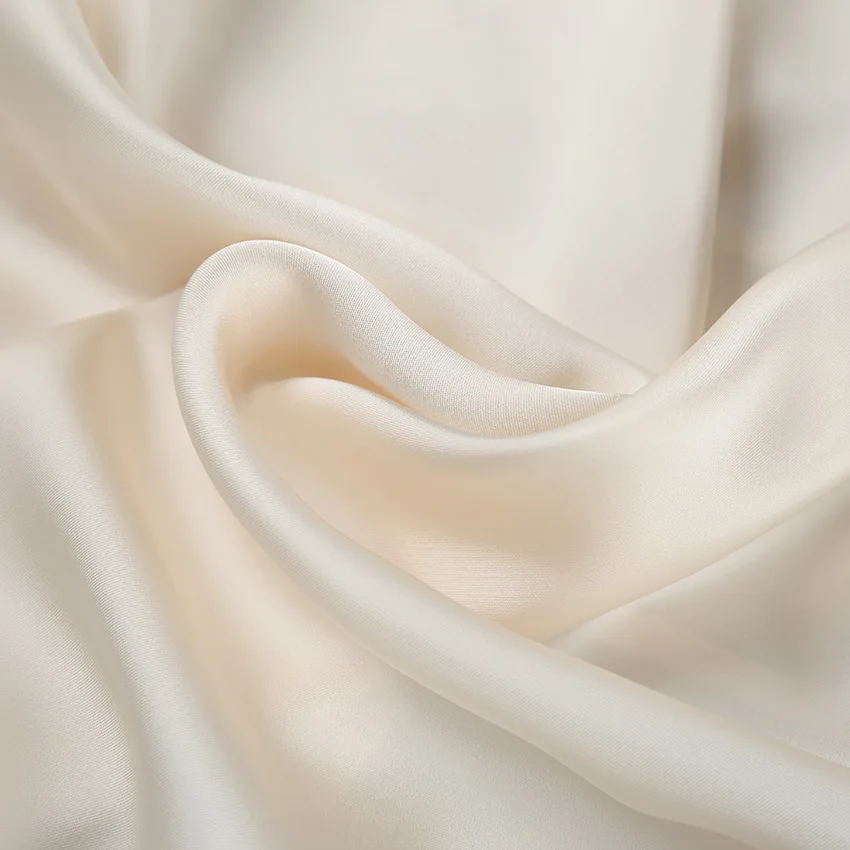 Womens Satin Pajama Set Soft Polyester Long Sleeve Wrap Pants Two Piece Loungewear — detail