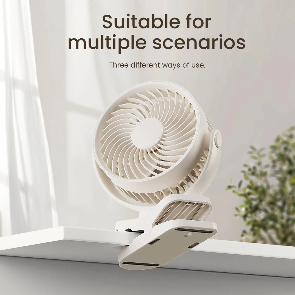 IMYCOO New Arrival Rechargeable Cooling Portable Clip on Mini Fan Custom Logo Personal Electric Small Clip Fan for Summer Korea