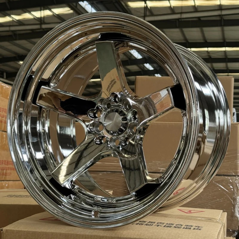 Custom 17 Inch Rims Customizable Luxury Alloy Chrome Wheels - 17 Inch Deep Concave Design