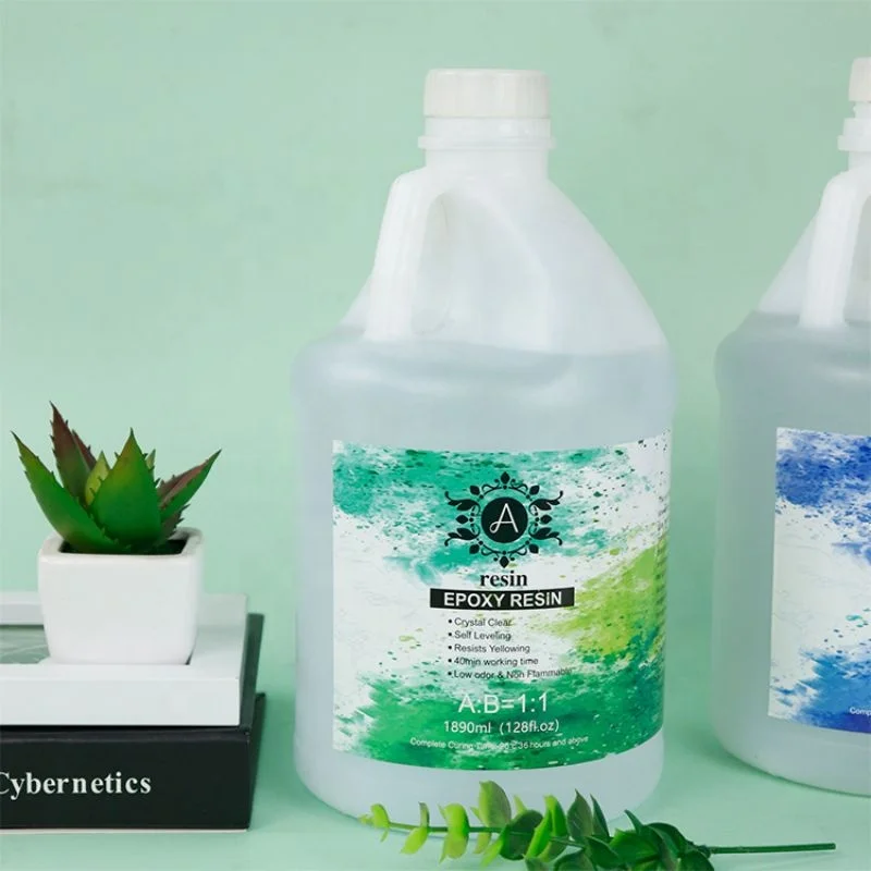 Silicone Epoxy Hybrid Resin for Jewellery Liquid Gallon 10 L Marble Granite Floor Metallic Gallon Glue