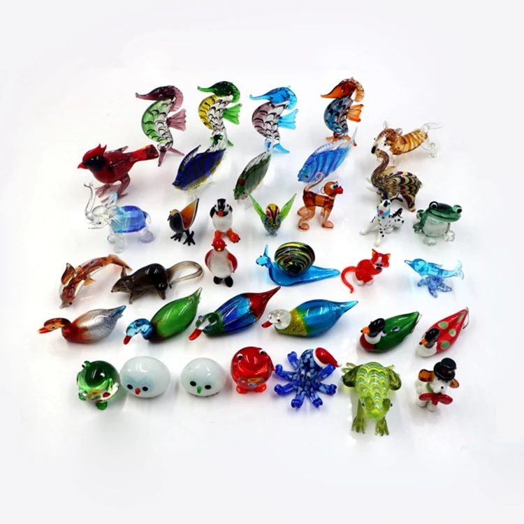 Mixed Design Big Size Murano Glass Animal Figurine Wholesale Buy Big Glass Figurine murnao