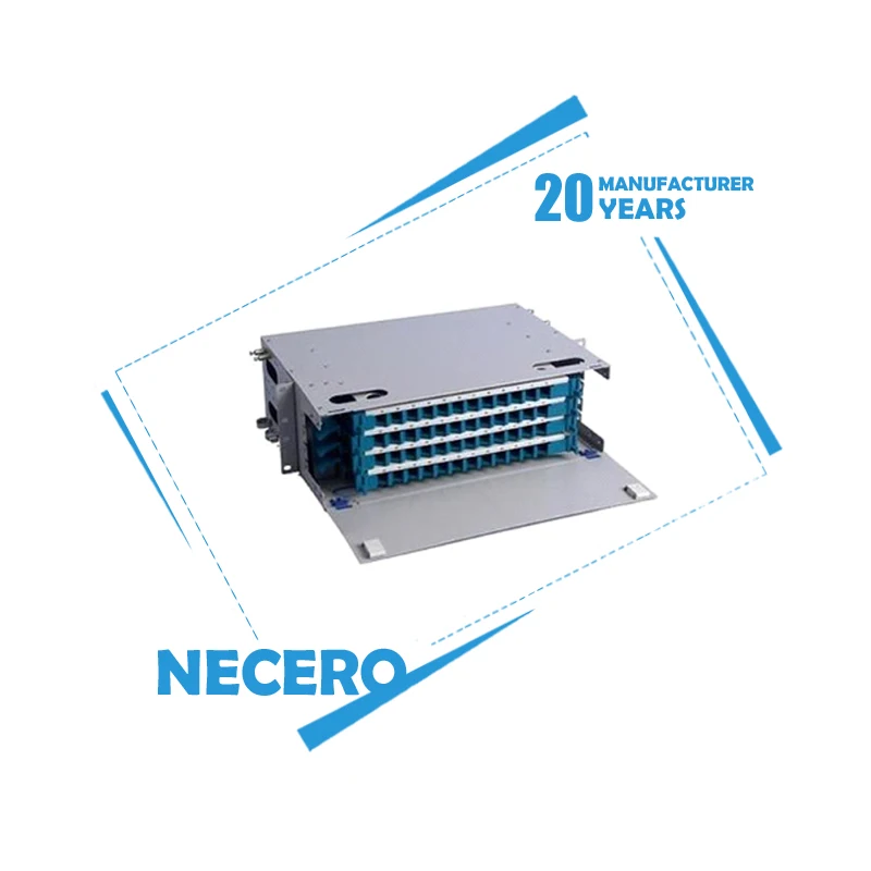 
 Max 96 Lc волокна 1U 48 портов Utp Cat 6 Патч-панель  