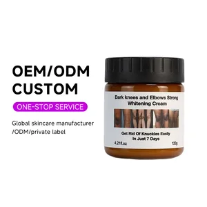 OEM ODM Body Bleaching Lotion Skin Care Dark Knees Knuckles Armpit Niacinamide Vitamin C E Whitening Bare Face Cream Lotion