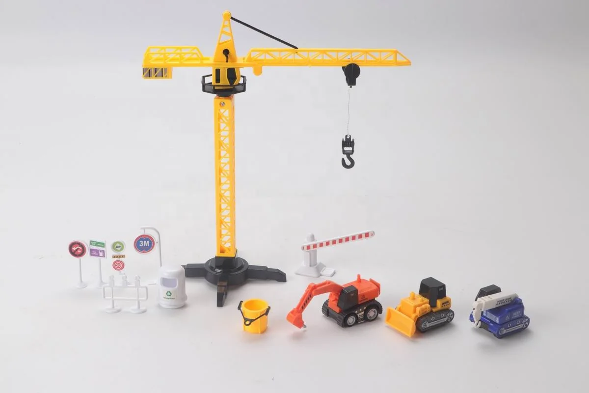 Пластиковый игрушечный автомобиль 4,5 см, сплошной цвет, набор для строительства автомобиля