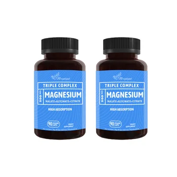 Magnesium Powerhouse Supplement - Advanced Chelated Blend For Enhanced Absorption, Promotes Deep Relaxation, Serene Calm