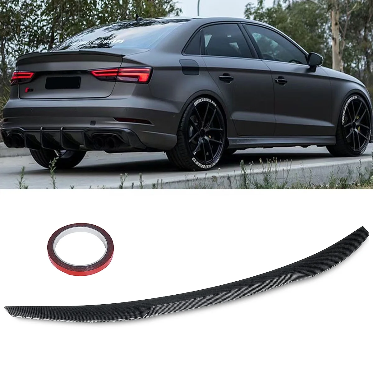 アウディA3S3スラインRS3セダン2014-2020カートランクブーツ アウディA3S3スラインRS3セダン2014-2020カートランクブーツ