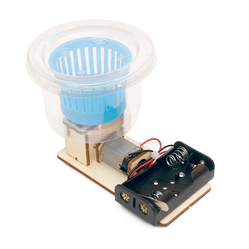 Children Learning DIY STEM Secience Educational Toys Assemble Kits Spin Dryer