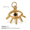 Pj322bkg pendente in oro con diamanti neri
