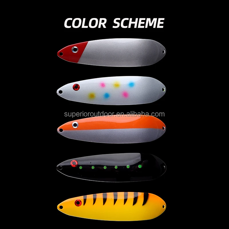 Superiorfishing Sutton Spoon Lure Metal Bait Trout Lure Trolling Spoon