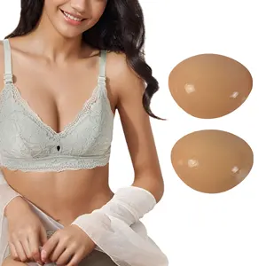 Double Sided Sticky Bra Pads Reusable Adhesive Push up Enhancers for Bikini Swimsuit Sports