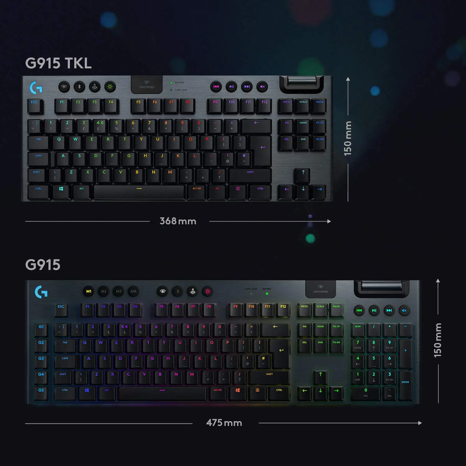 Logitech G913 TKL Bluetooth Wireless Mechanical Keyboard