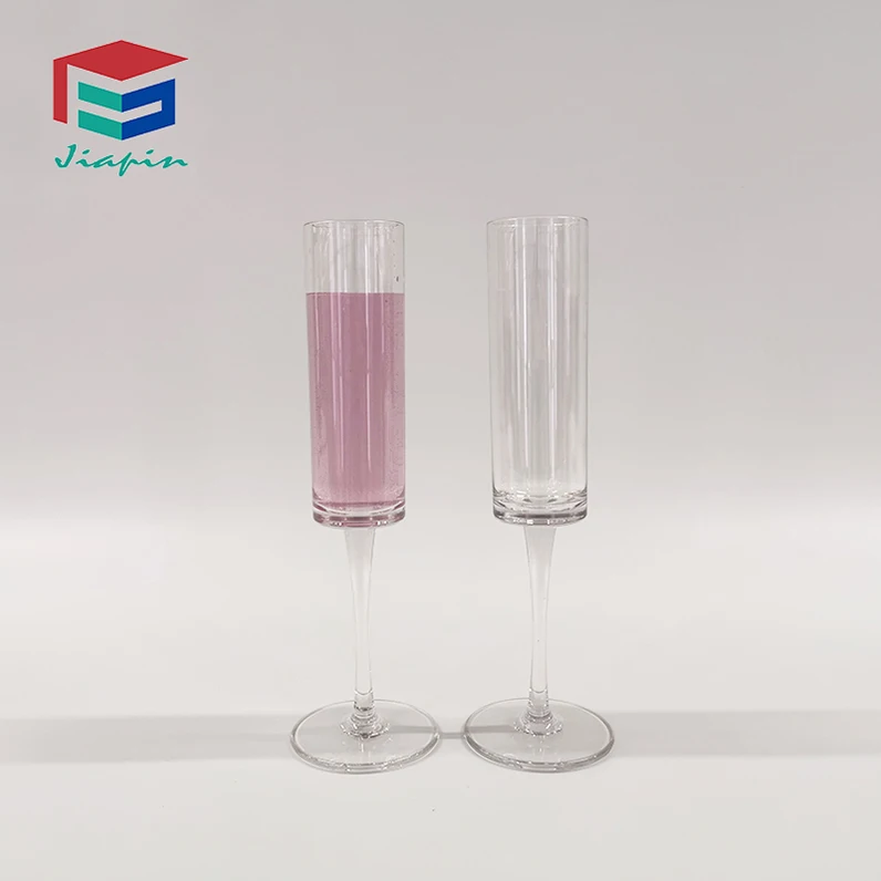 Wholesale Champagne Glasses 170ml Tall Stem Pc Tulip Glass 6oz Clear